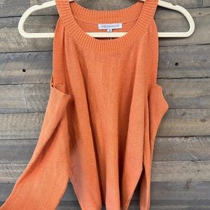 Cold Shoulder Knit Top